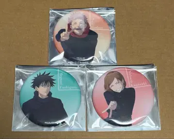 주술회전 타워 레코드 Class Photo 오로라 캔뱃지 3종 세트