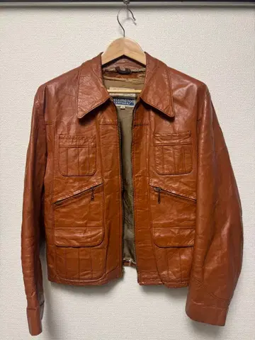 70s Wellington 가죽 자켓