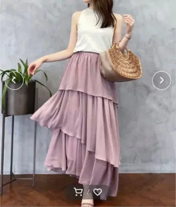 새상품급 anuans 아뉴앙스 랜덤 헤임 캉캉 스커트