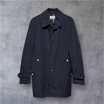 MASTER FRAME 네이비 스텐카라 코트