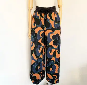 드리스반노튼 꽃무늬 맨투맨 와이드 팬츠 XS