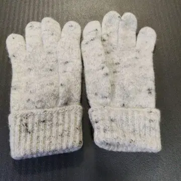 울 혼방 그레이 계열 손가락 분리 장갑