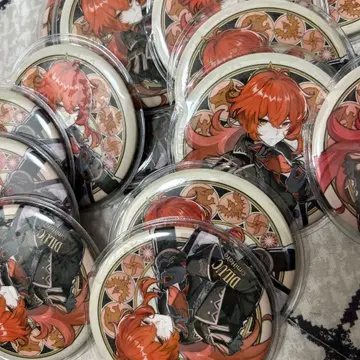 원신 딜루크 캔뱃지 75mm 15개