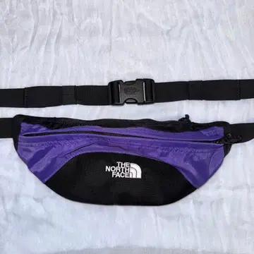 THE NORTH FACE 바디백 웨스트 파우치 블랙 보라색
