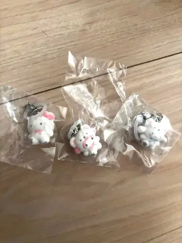 산리오 캐릭터즈 메지루시 액세서리 복슬복슬 스노우 3종