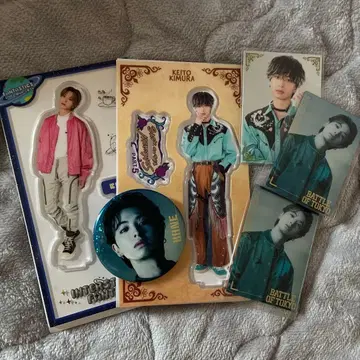 기무라 케이토 아크릴 스탠드 포토 카드 bttm5 캔 배지