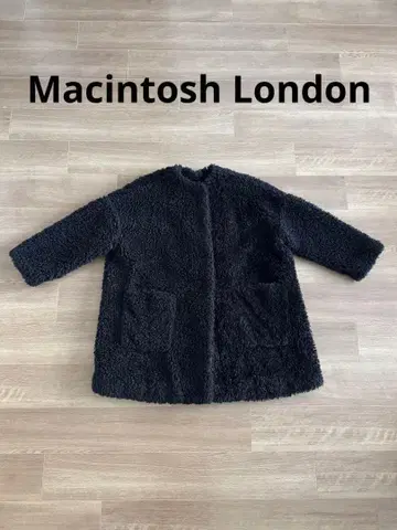 Macintosh London 푸들 본딩 코트