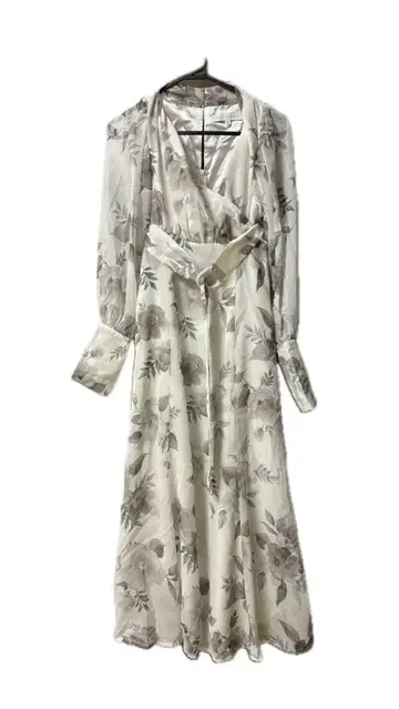 MERCURYDUO 플라워 프린트 랩 드레스 M