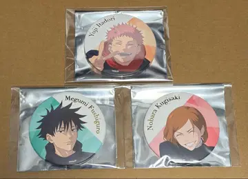 주술회전 타워 레코드 Class Photo 오로라 캔뱃지 3종 세트