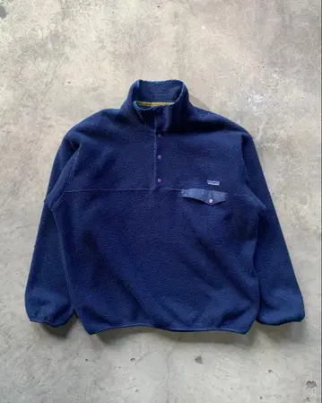 1996s ' Patagonia ' Synchilla Snap-Tee
