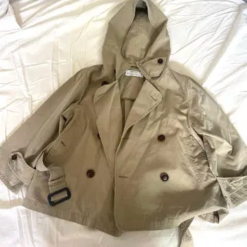 아멘 ARMEN 하프 트렌치코트