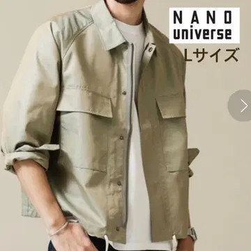 NANO universe 빅 포켓 숏 블루종 L 사이즈