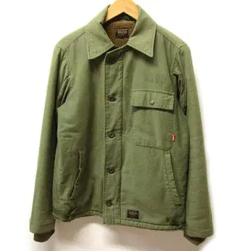 FUCT SSDD 덱 자켓 S 올리브