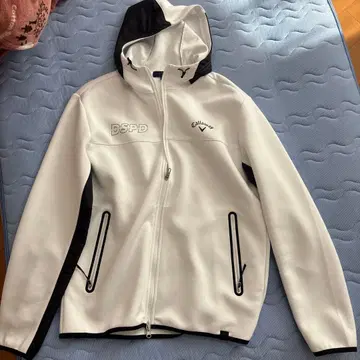 Callaway 후드 부착 자켓 LL 화이트/블랙