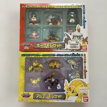 [초레어] 디지몬 어드벤처 02 피규어 호크몬 세트 아르마지몬 세트