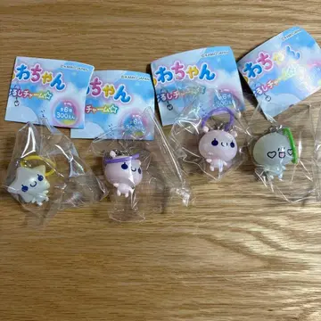 푸쿠푸쿠 아와와짱 콜롱토 클리어 메지루시 참 4개 세트