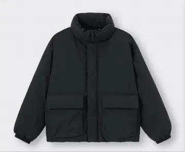 GU 히트 패디드 스탠드 블루종 L 사이즈 블랙 다운