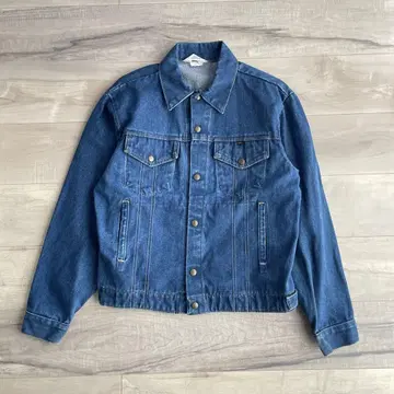 70년대 빈티지 KEY 데님 자켓 민트 다크 네이비