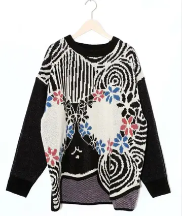 스칼라 153726: 선글라스 스칼라짱 더블 자카드 니트 풀오버