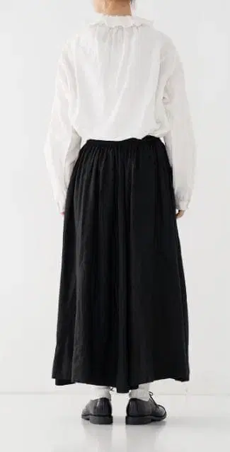 [ 네스트로브 ] 린넨 개더 스커트