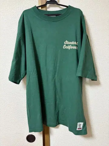 스탠다드 캘리포니아 그린 티셔츠 L 사이즈