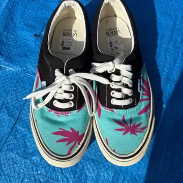 VANS 오리지널스 터콰이즈/블랙 스니커즈
