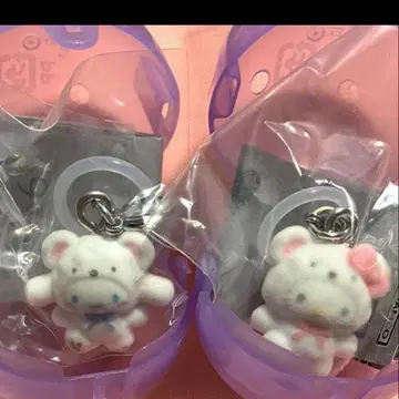 산리오 복슬복슬 스노우 메지루시 액세서리 시나모롤, 헬로키티 2개 세트