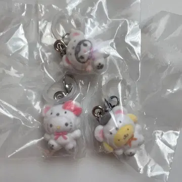 메지루시 액세서리 폭신폭신 스노우 키티 쿠로미 폼폼푸딩 세트