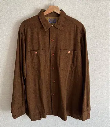 60s Pendleton 울 긴팔 셔츠