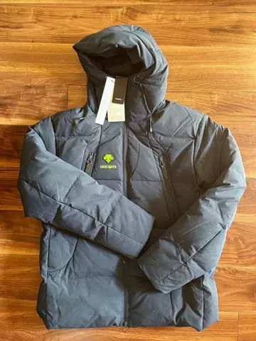 DESCENTE 다운 자켓 후드 부착 다크 그레이