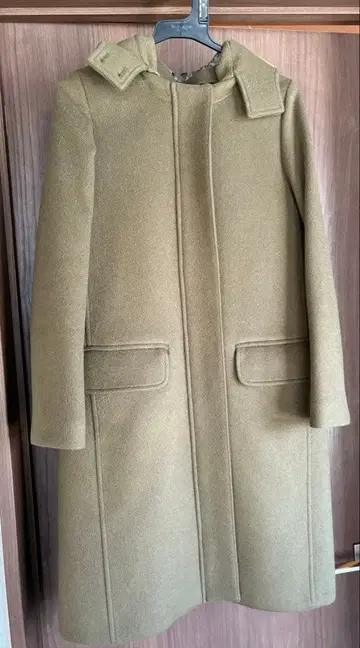 IENA 카키 코트 클리닝 완료