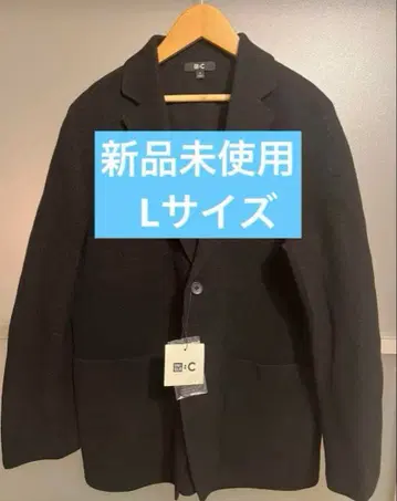 미사용 새상품 유니클로C 25AW 니트 자켓 블랙 L 사이즈