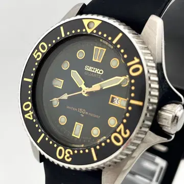 [ 작동/새상품 배터리 ] 세이코 데이트 다이버 워치 손목시계 보이즈