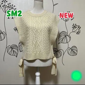 516 새상품 사만사 모스모스 카즈미 씨 콜라보 니트 베스트 35주년