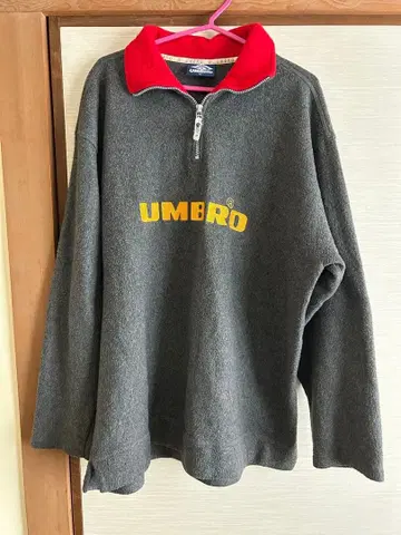 UMBRO 집업 트레이닝복 그레이/레드