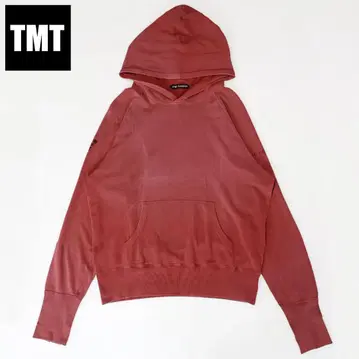 TMT 클래식 래글런 후드 맨투맨 레드 L 사이즈