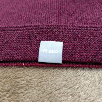 캐시미어 100% 리브 넥워머 후지마키 백화점 el alto