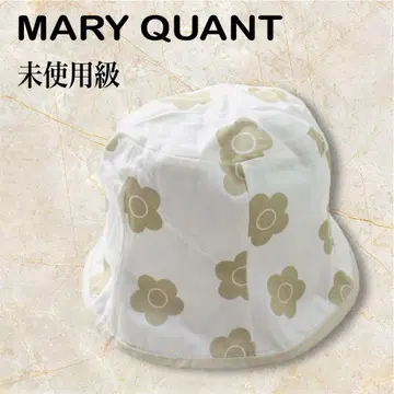 거의 새상품 마리퀀트 리버서블 버킷햇 베이지 화이트 피크닉 나들이