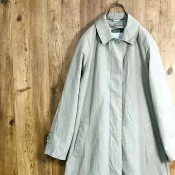 런던포그 스텐카라 코트 롱 코트 무지 심플 얇은 소재 H8