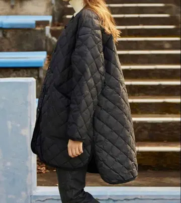 Gymphlex 나일론 타프타 퀼트 다운 컬러리스 코트 12