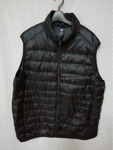 유니클로 다운 베스트 4XL 블랙