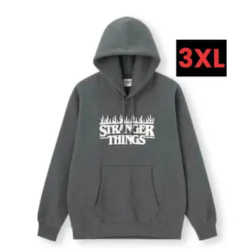 [ 새상품 ] GU x StrangerThings 후드 맨투맨 3XL