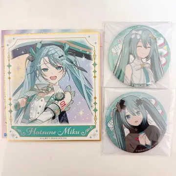 프로세카 하츠네 미쿠 감사제 하피콜레 캔뱃지 색지