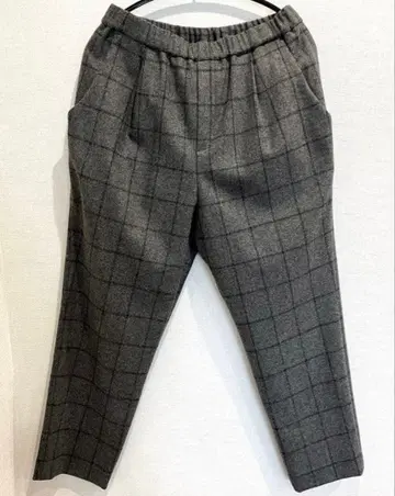 MORRIS & SONS 체크 울 팬츠