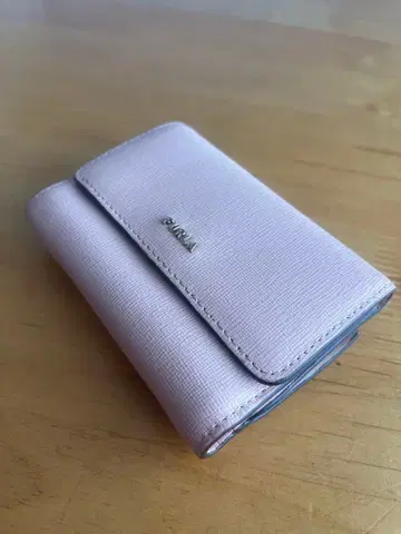FURLA 핑크 3단 폴더형 지갑
