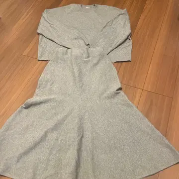 미라 오웬 구축 니트 셋업 그레이