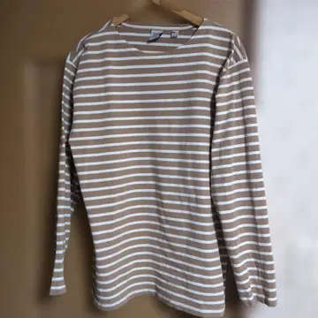 미사용품 HORIZON DREAM 보더 바스크 셔츠