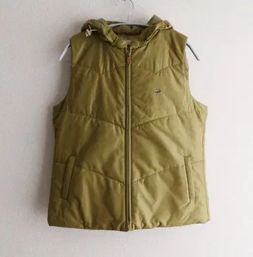 CROCODILE 크로커다일 후드 부착 충전솜 베스트