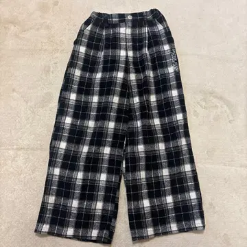 새상품급 sister jane 와이드 이지 팬츠 신축성 체크