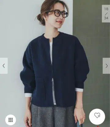 어반 리서치 도어스 니트 ZIP 블루종